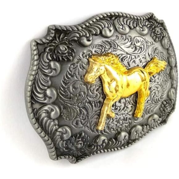 Western cowboy belt buckle for belt accessories Custom buckle - Picture 3 of 7
